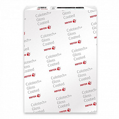 Бумага для цветной лазерной печати Xerox Colotech+ с покрытием Glossy (А4, 250 г/кв.м, 250 листов, 003R90348)     