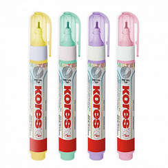 Корректирующая ручка Kores Pastel 10 г (8 мл) на быстросохнущей основе