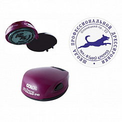 Оснастка для печати овальная Colop Stamp Mouse R40 40 мм фиолетовая