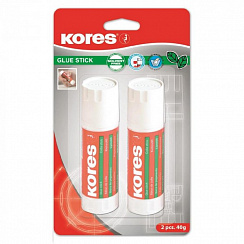 Клей-карандаш Kores 40 г (2 штуки в упаковке)