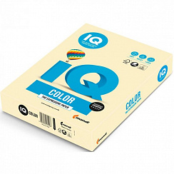 Бумага цветная для печати IQ Color бежевая пастель BE66 (А4, 80 г/кв.м, 500 листов)     