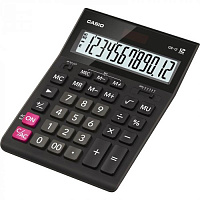 Калькулятор настольный полноразмерный Casio GR-12 12-разрядный черный